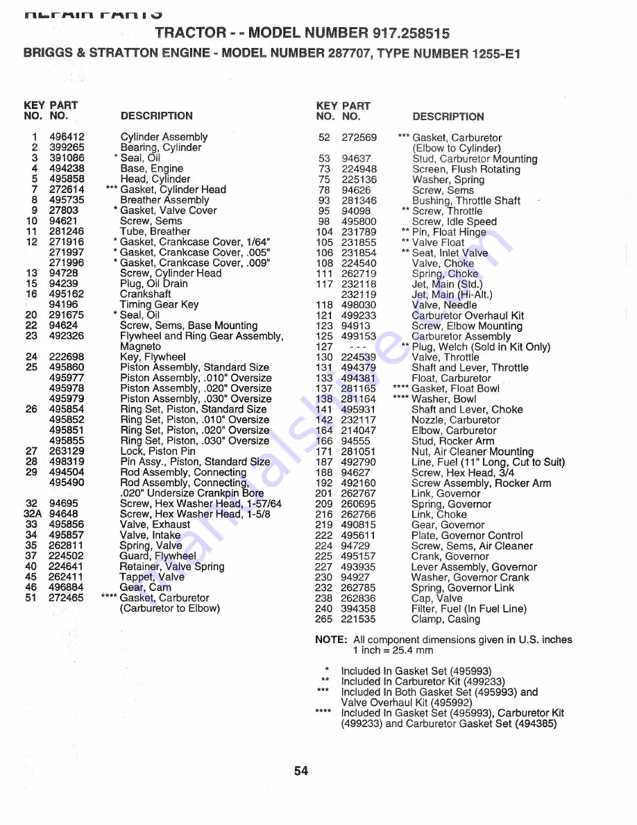 Sears Craftsman 917.258515 Скачать руководство пользователя страница 43