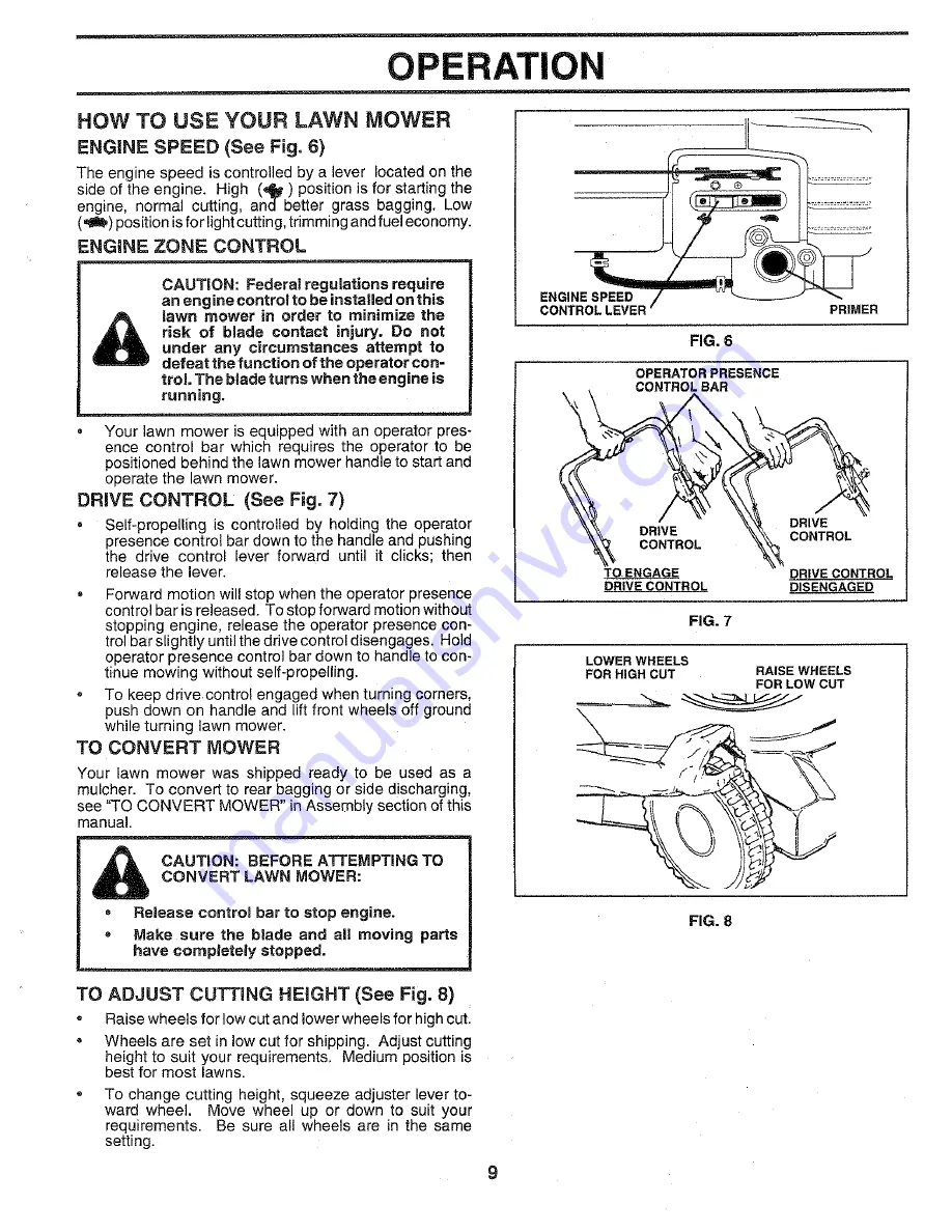 Sears Craftsman 917.372860 Owner'S Manual Download Page 9