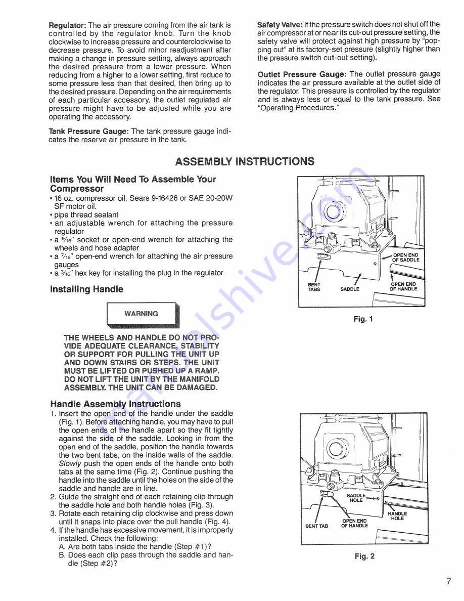 Sears Craftsman 919.176620 Owner'S Manual Download Page 7