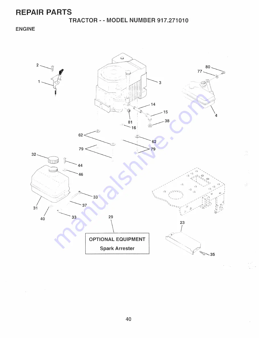 Sears Craftsman EZ3 917.271010 Скачать руководство пользователя страница 40