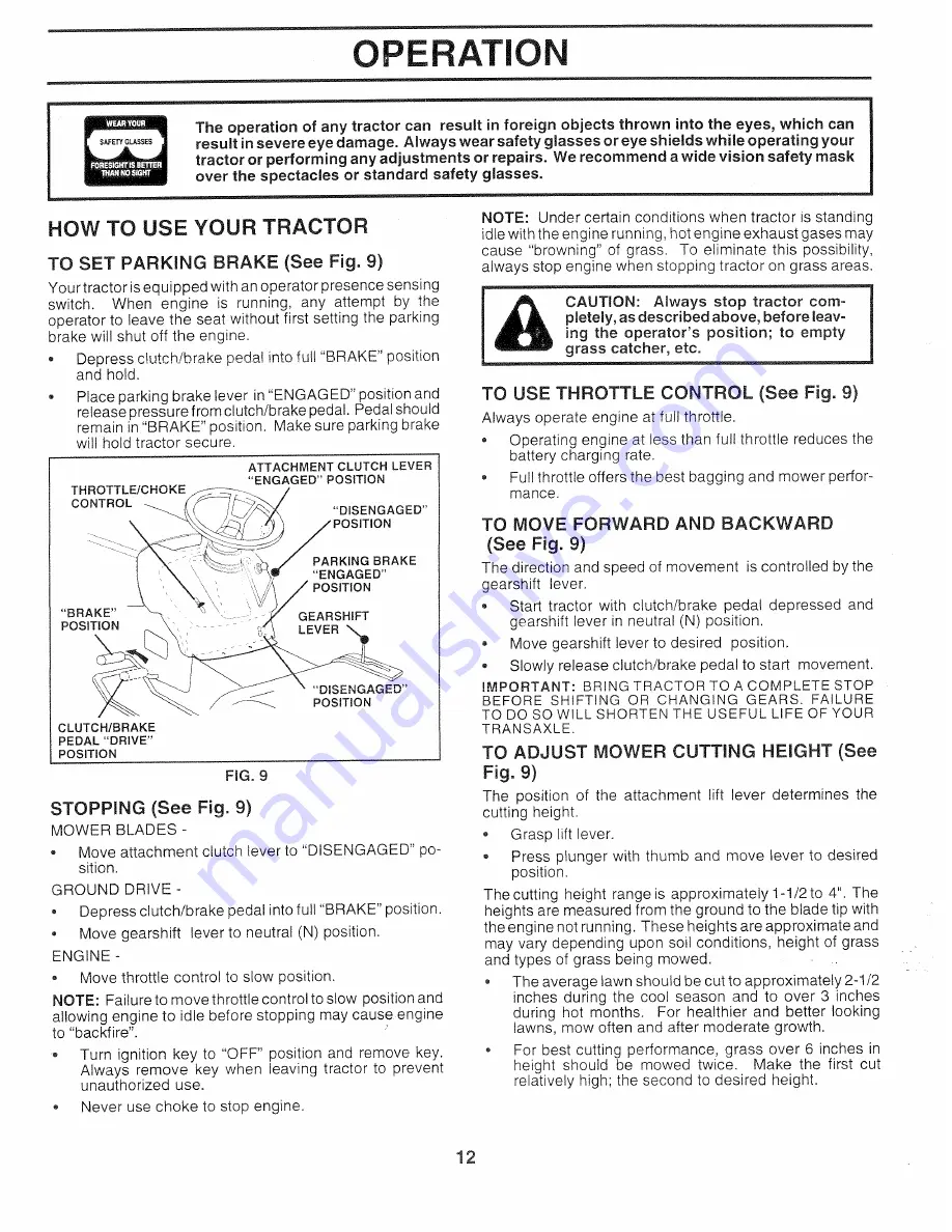 Sears Craftsman EZ3 917.271010 Скачать руководство пользователя страница 124