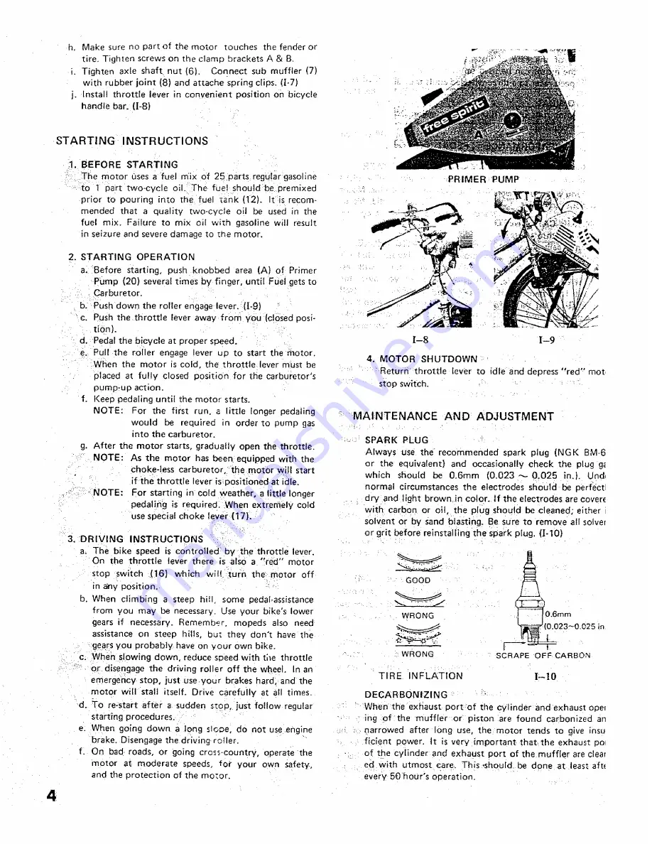 Sears Free Spirit 298.488531 Owner'S Manual Download Page 6