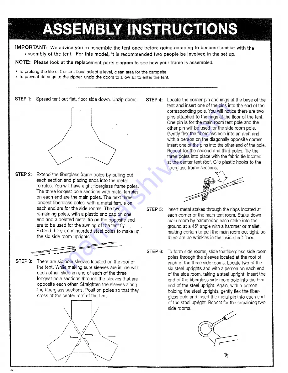 Sears Hillary 308.711090 Owner'S Manual Download Page 4