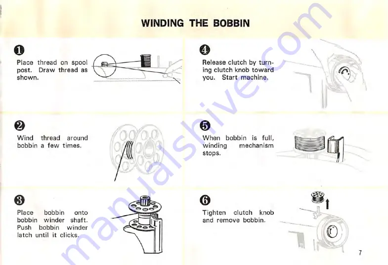 Sears Kenmore 1503 Instructions Manual Download Page 9