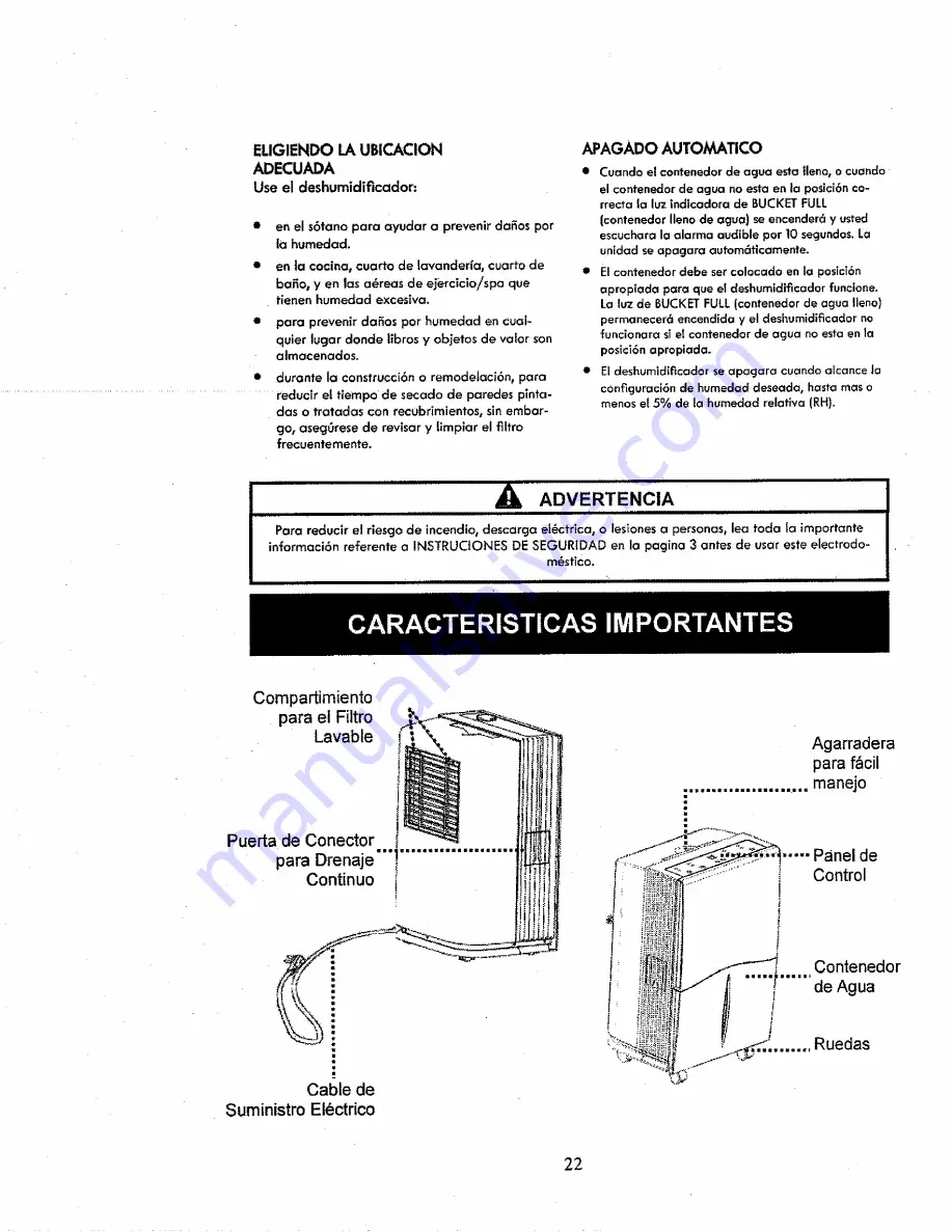 Sears Kenmore 407.53530 Use & Care Manual Download Page 22