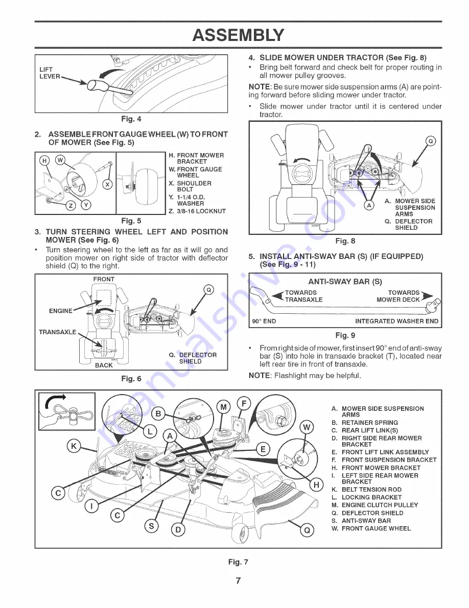 Sears lgt2654 Скачать руководство пользователя страница 7