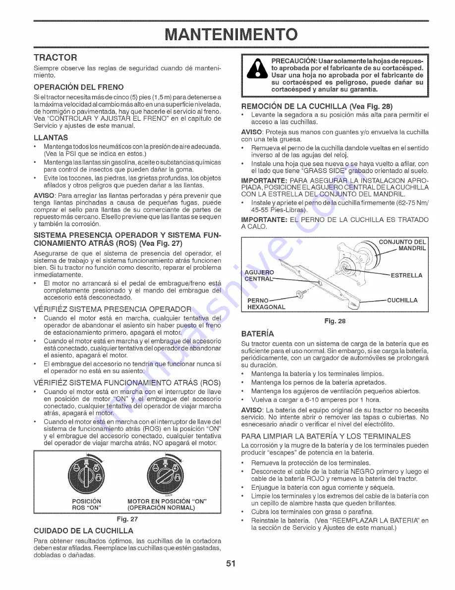 Sears lgt2654 Скачать руководство пользователя страница 51