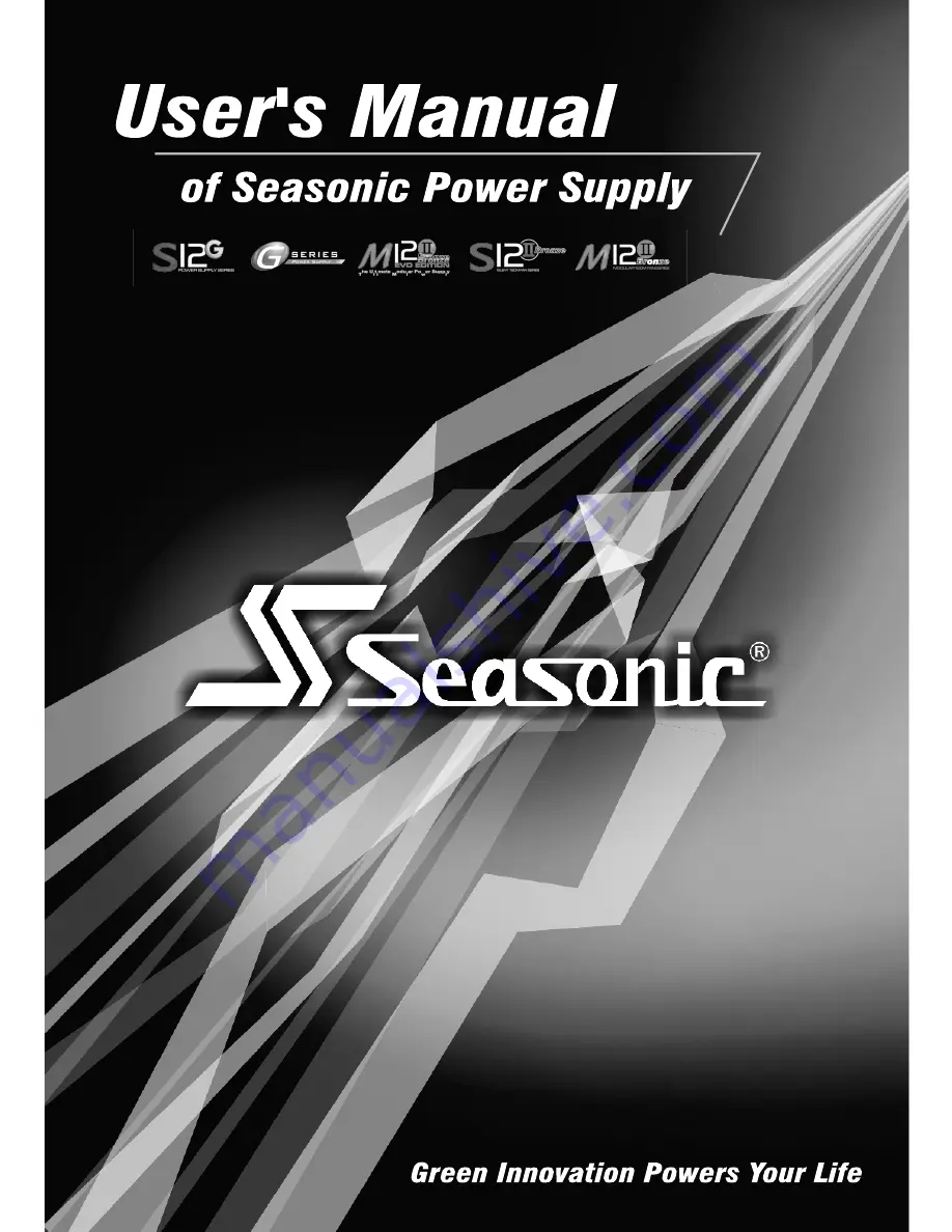 Seasonic Platinum 1000 Скачать руководство пользователя страница 21