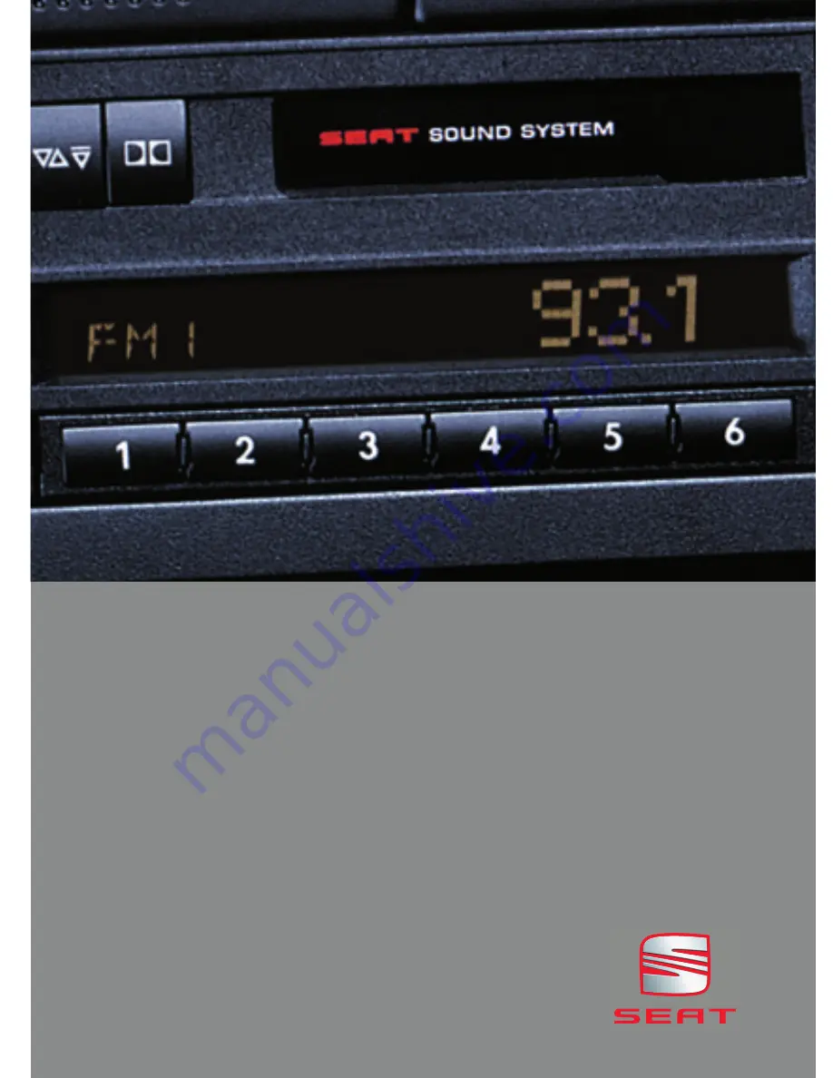 Seat Radio LENA Owner'S Manual Download Page 1