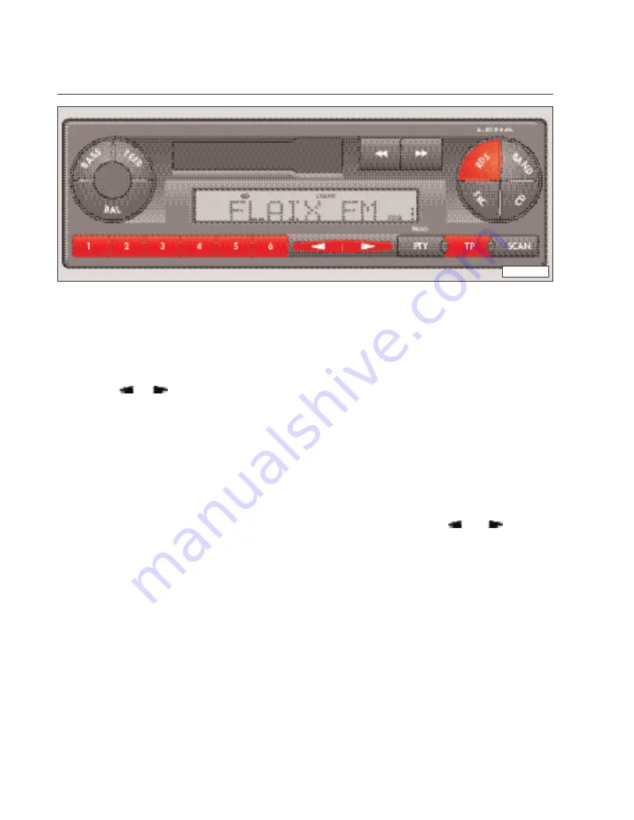 Seat Radio LENA Owner'S Manual Download Page 64