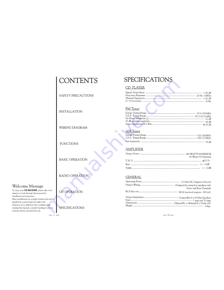 SeaWorthy SEA2300 Instruction Manual Download Page 2