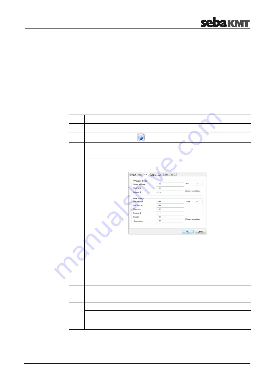 SEBA KMT Sebalog GT-3-1 User Manual Download Page 31