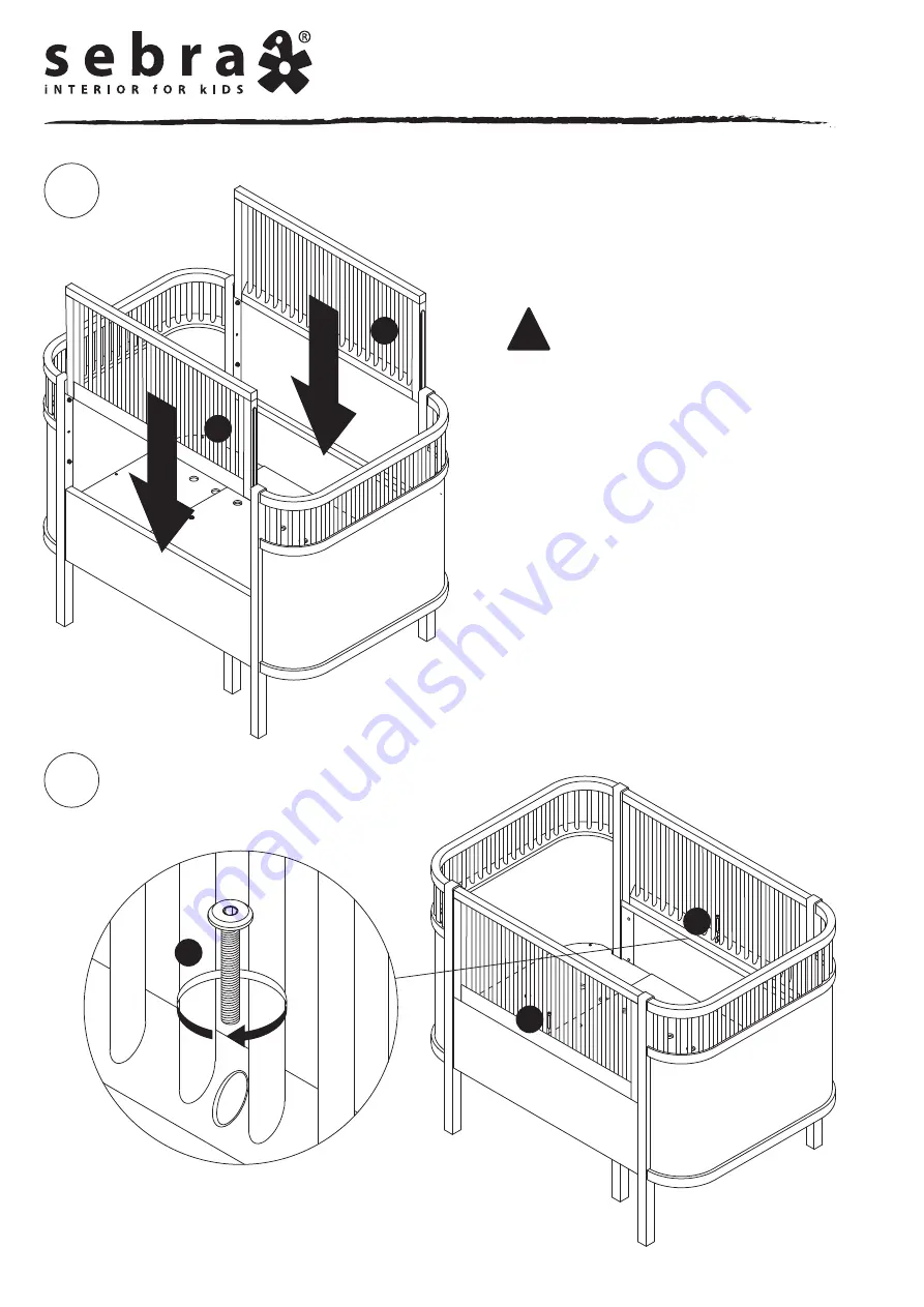 sebra Baby & Junior Bed Assembly Instructions Manual Download Page 32