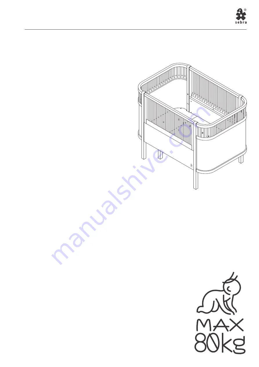 sebra Bed, Baby & Jr. Assembly Instruction Manual Download Page 41