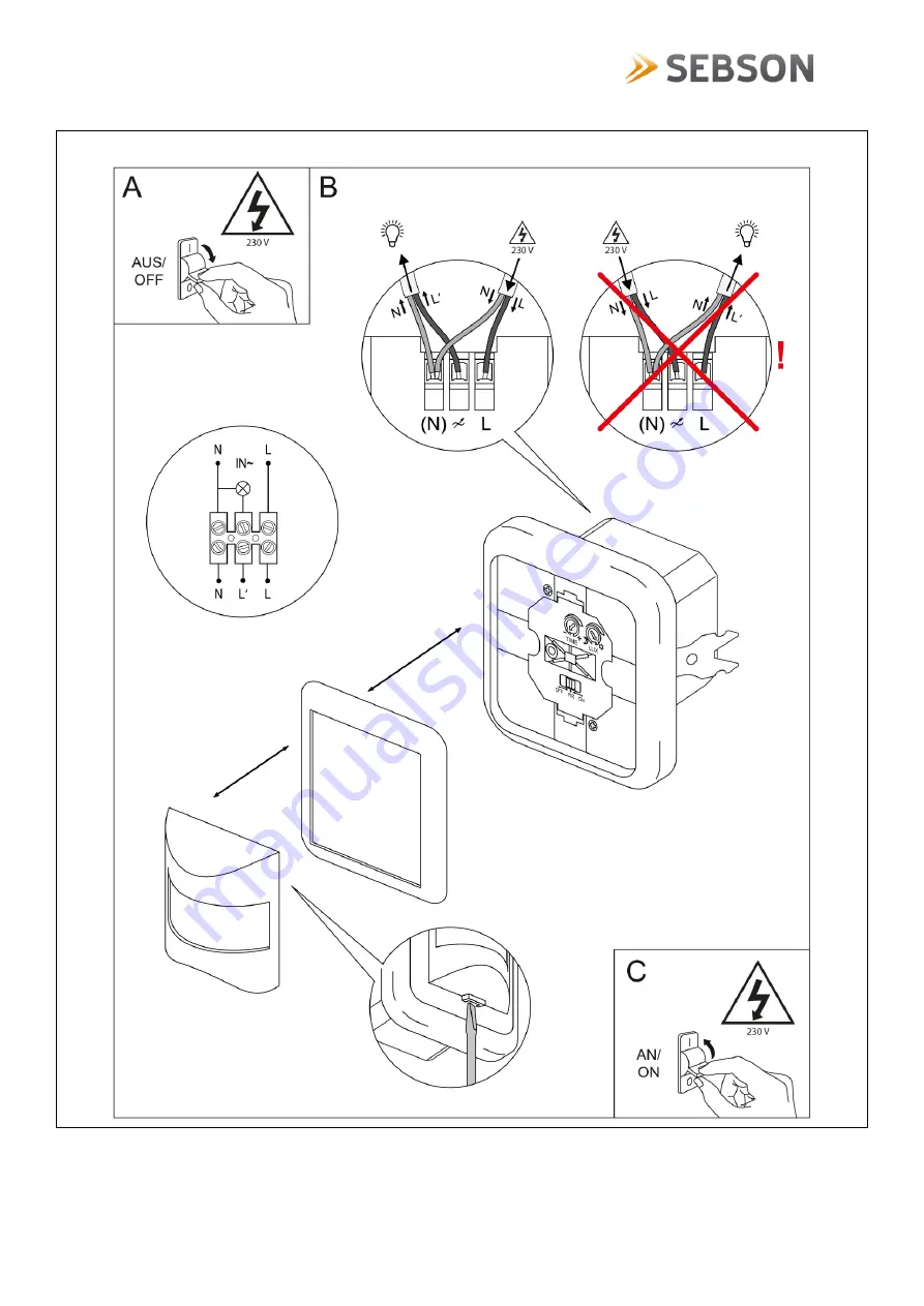 SEBSON IR WAL B Manual Download Page 3