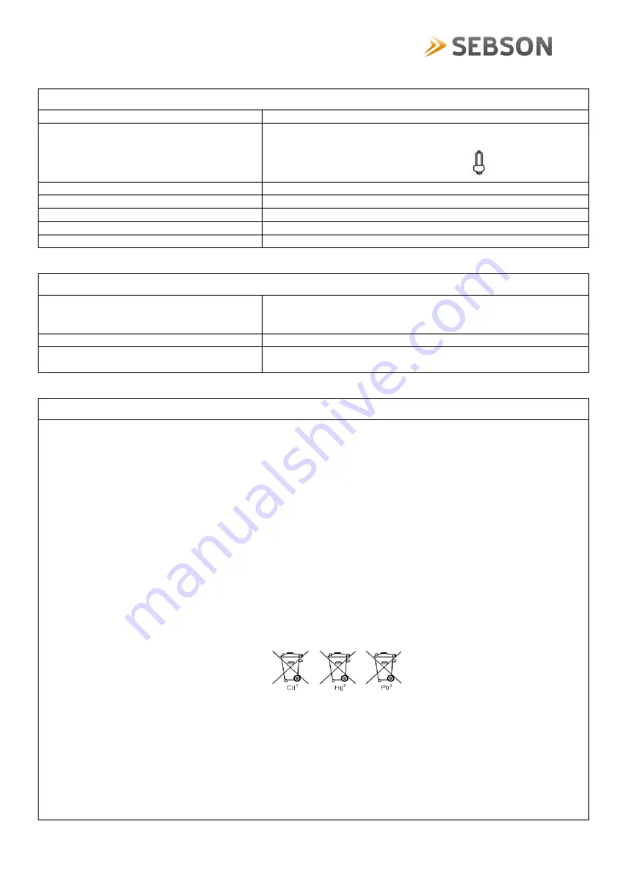 SEBSON IR WAL B Manual Download Page 23