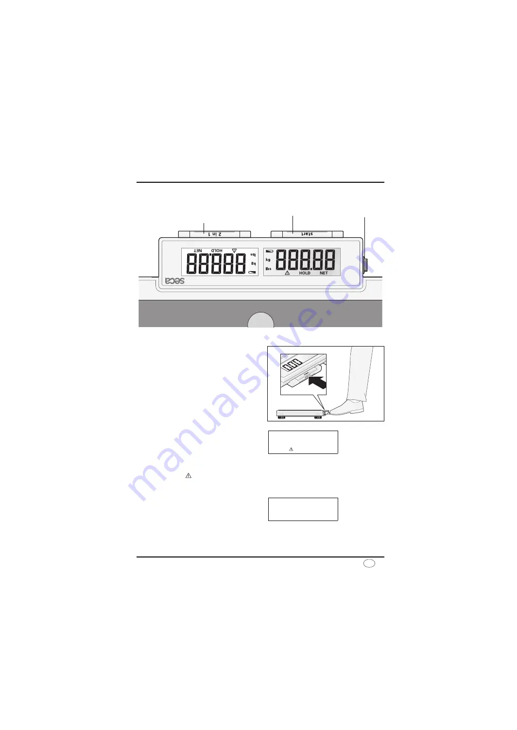 Seca 874 Instruction Manual And Guarantee Download Page 5