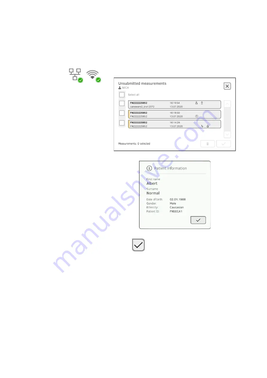 Seca mBCA 525 Instructions For Use Manual Download Page 99