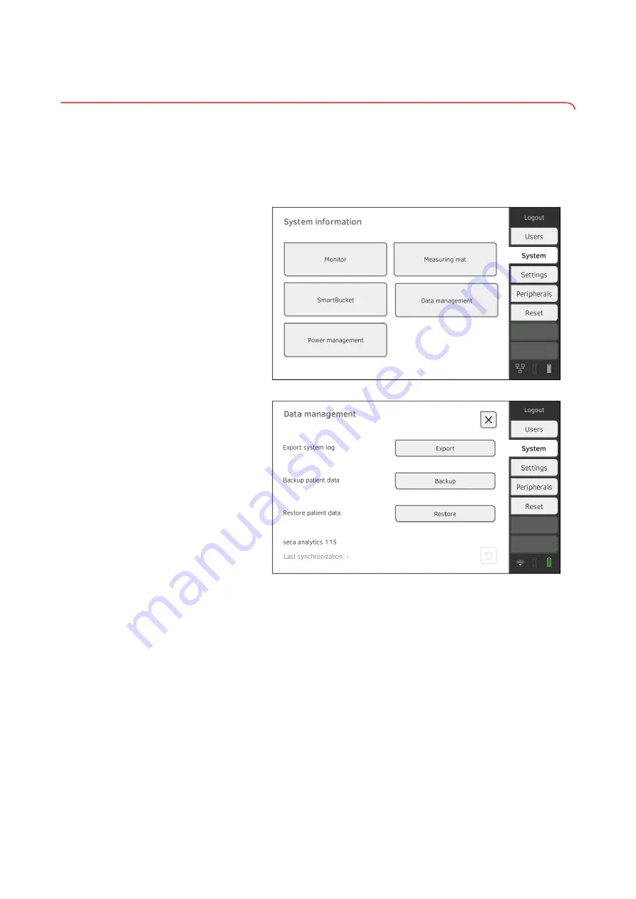 Seca mBCA 525 Instructions For Use Manual Download Page 163