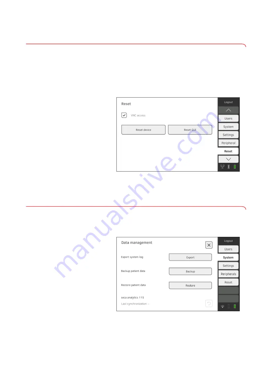 Seca mBCA 525 Instructions For Use Manual Download Page 192