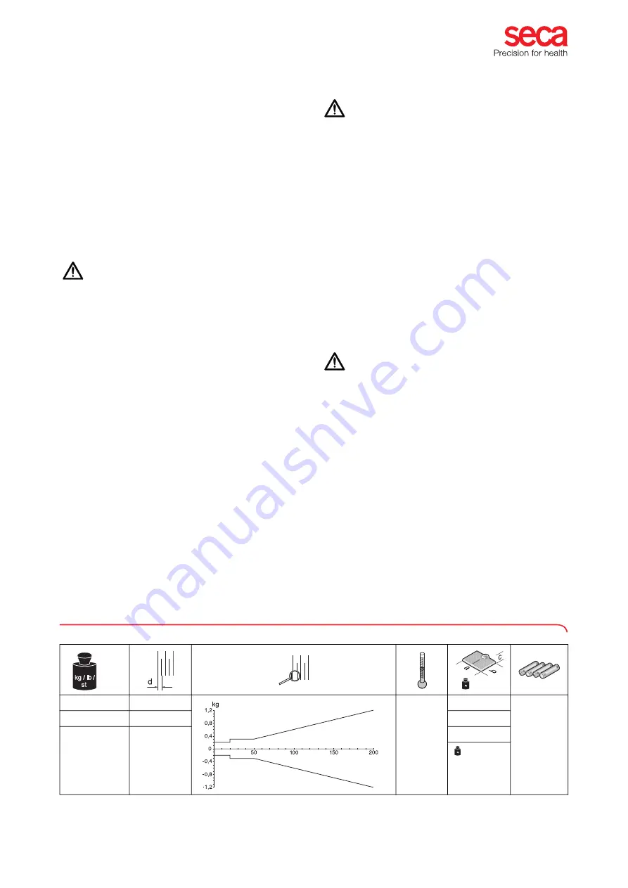 Seca Robusta 813 bt Instructions For Use Manual Download Page 7