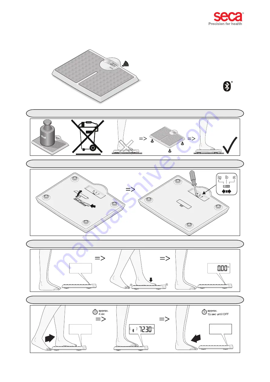 Seca Robusta bt 813 Instructions For Use Download Page 1