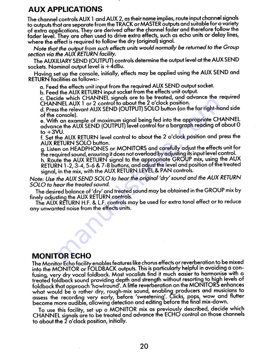 Seck 1882 MKII Operator'S Manual Download Page 20