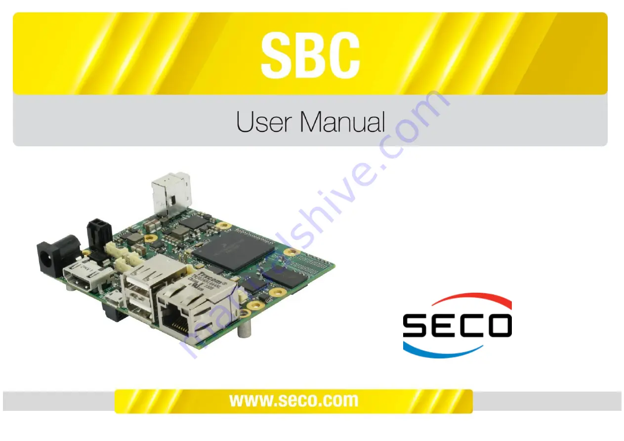 Seco SBC-984 User Manual Download Page 1