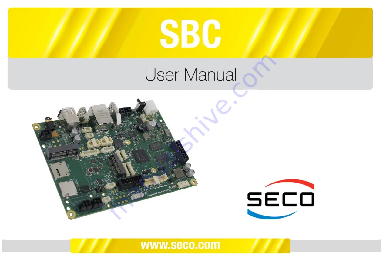 Seco SBC-D23 User Manual Download Page 1