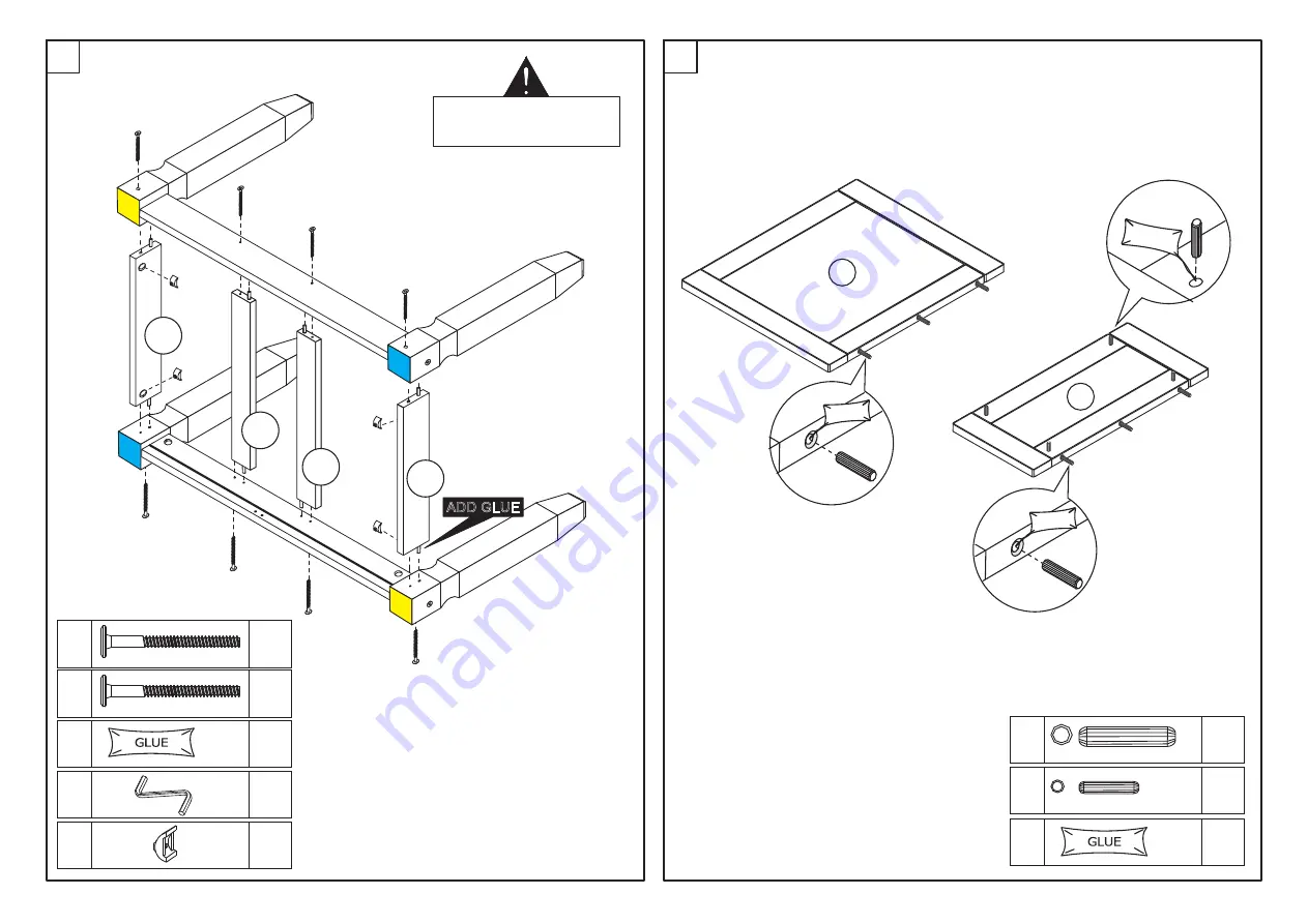 Seconique Furniture CORONA EXTENDING TABLE Assembly Instructions Manual Download Page 4