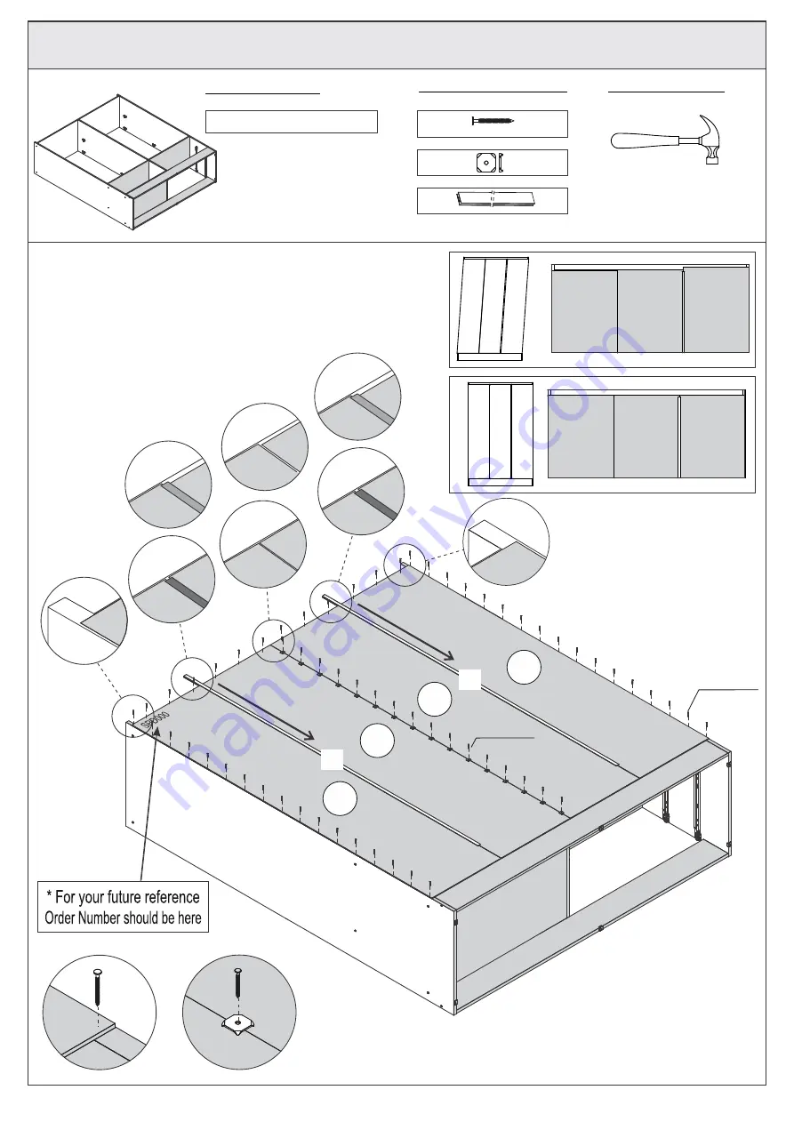 Seconique Furniture NEVADA 4 DOOR 2 DRAWER WARDROBE Скачать руководство пользователя страница 11