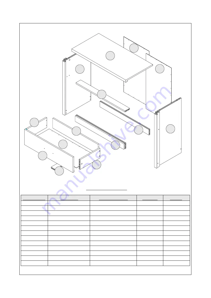 Seconique LIGHT OAK EFFECT VENEER LISBON 3 DRAWER CHEST Assembly Instructions Manual Download Page 2