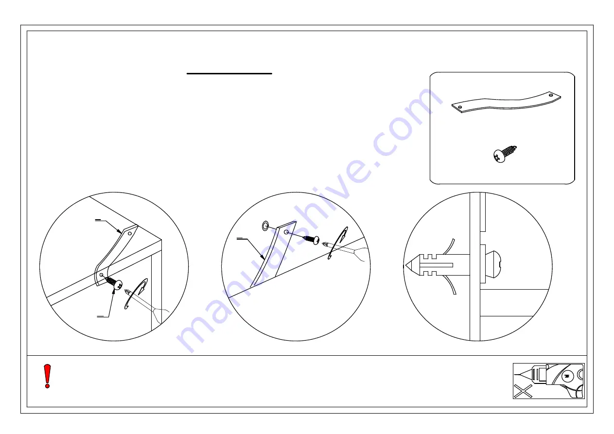 Seconique LISBON SLIDER WARDROBE Assembly Instructions Manual Download Page 11