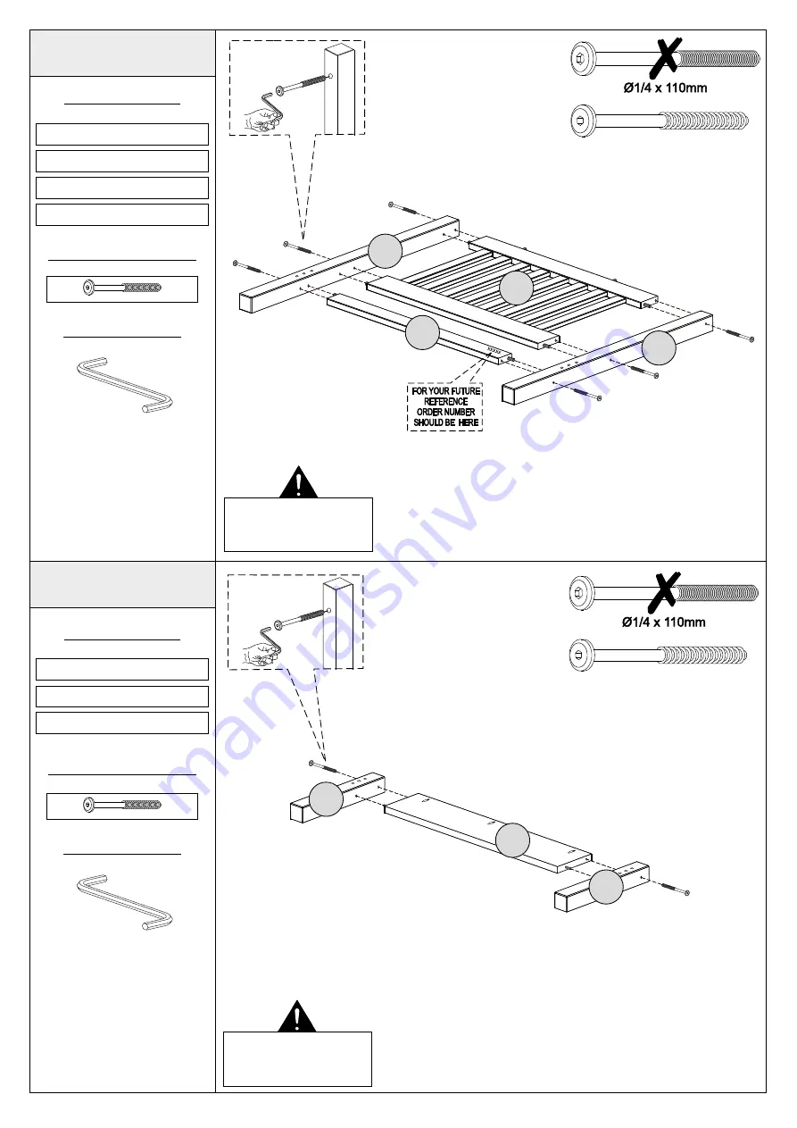 Seconique MONACO 3 Assembly Instructions Manual Download Page 5