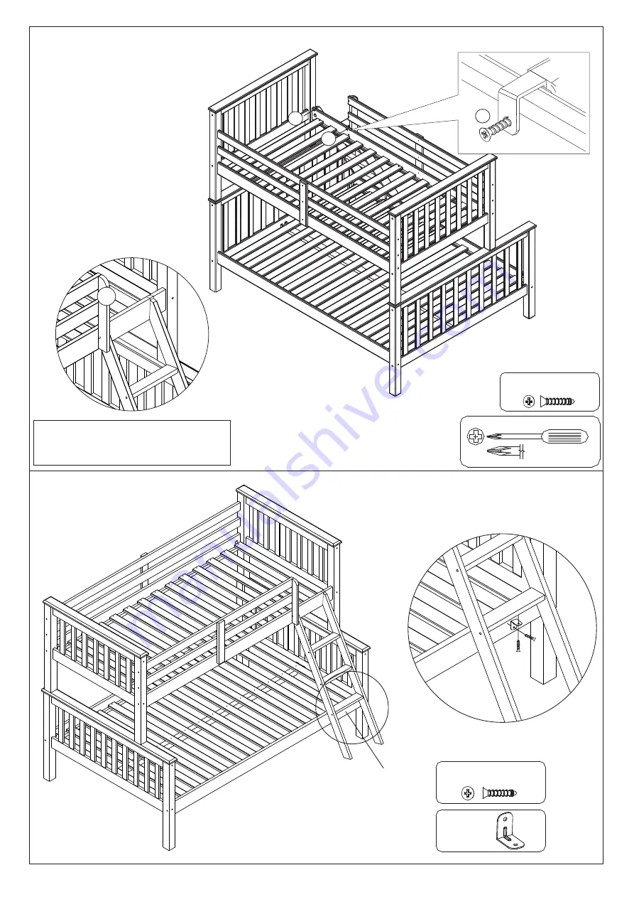 Seconique NEPTUNE TRIPLE SLEEPER Assembly Instructions Manual Download Page 10