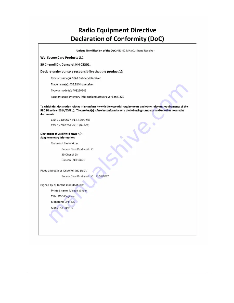 Secure Care KinderGUARD ID Installation Manual Download Page 77