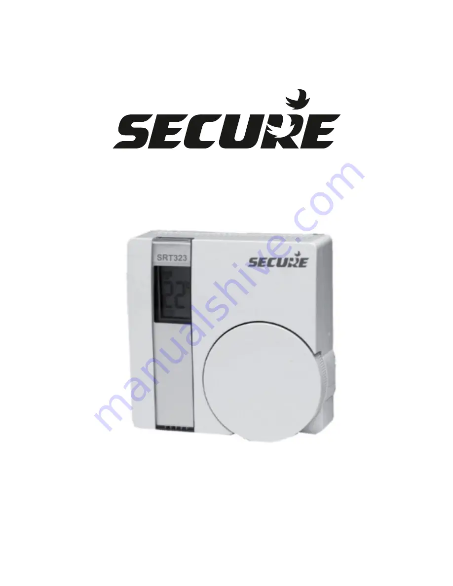 Secure SRT323 User And Installation Instructions Manual Download Page 1