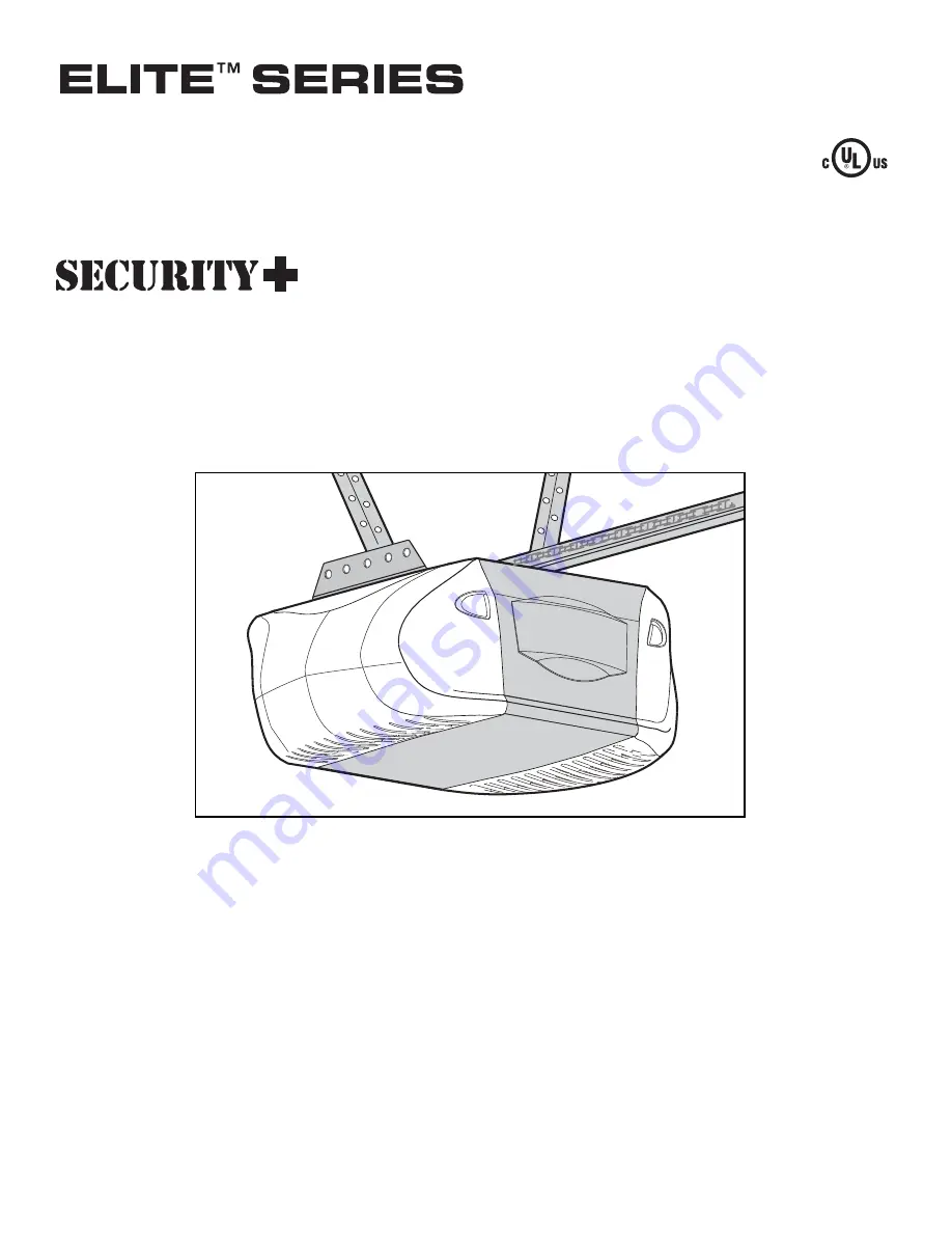 Security + Elite 3575CS Owner'S Manual Download Page 39