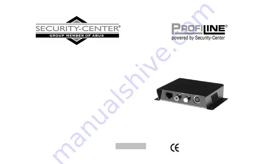 Security-Center Profiline S-Video TV8750 Скачать руководство пользователя страница 25