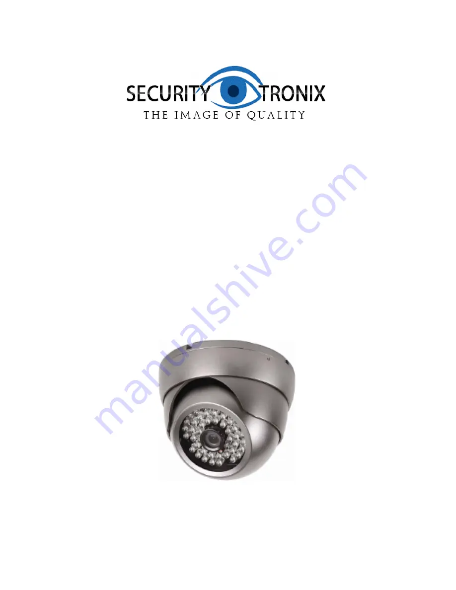 Security Tronix ST-D540IRVP2812 Installation Manual Download Page 1