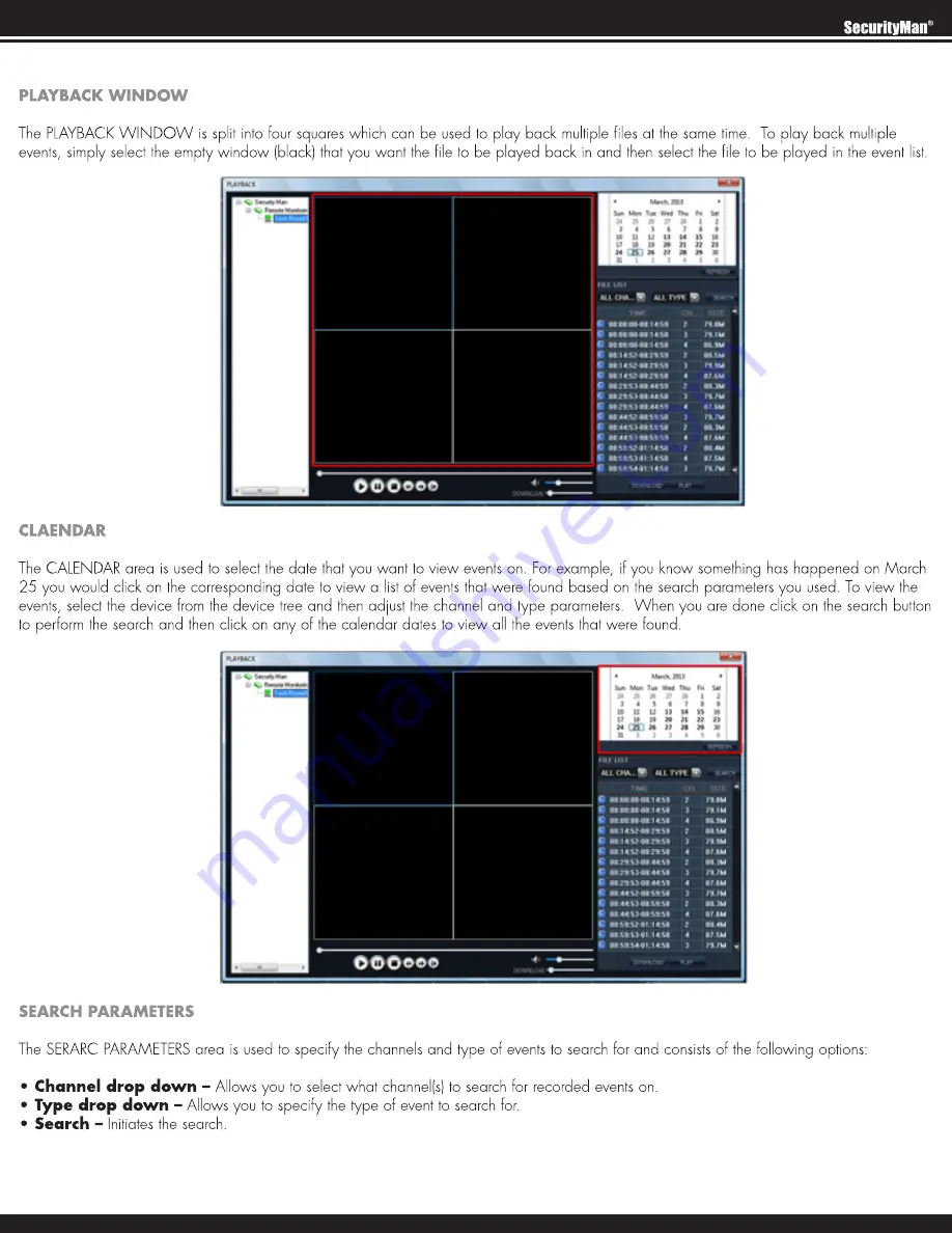 SecurityMan NDVR8 Скачать руководство пользователя страница 135