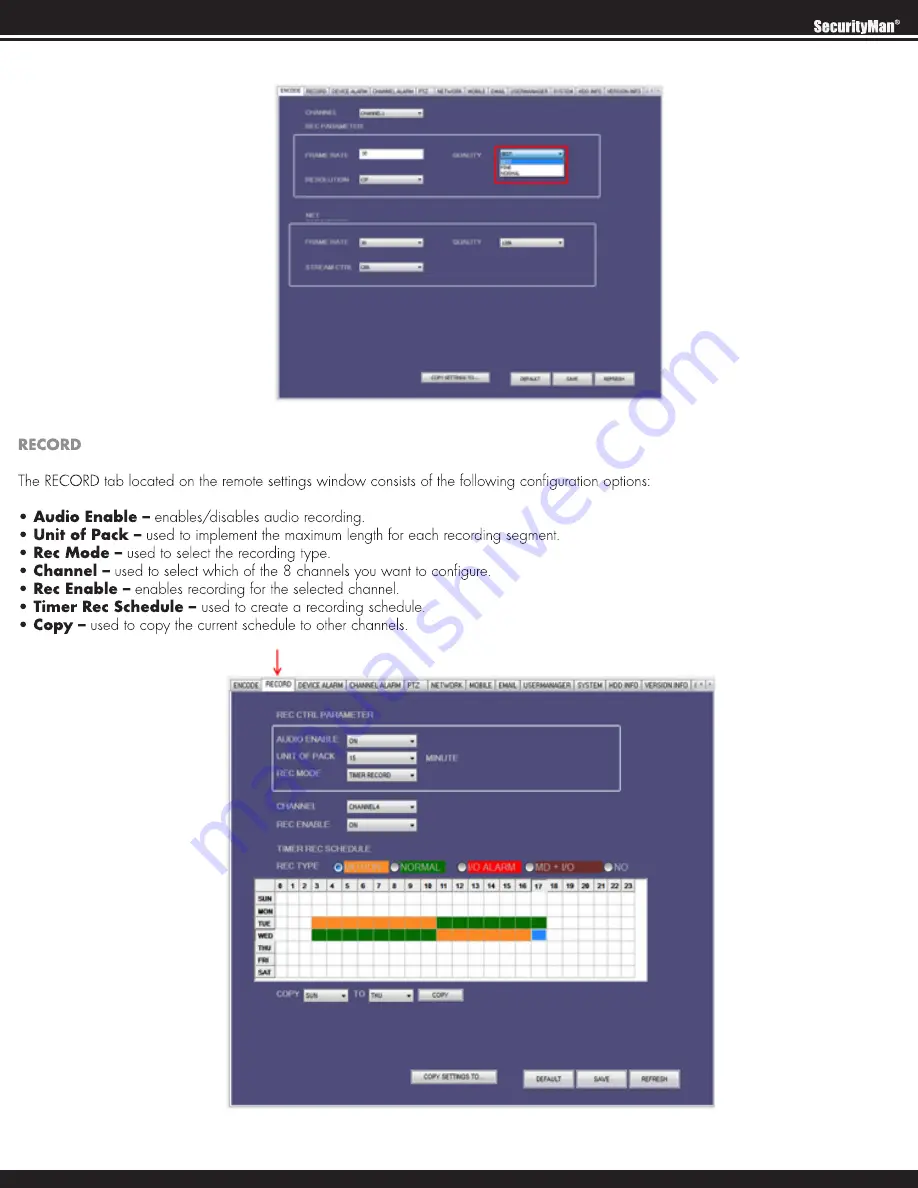 SecurityMan NDVR8 Скачать руководство пользователя страница 145