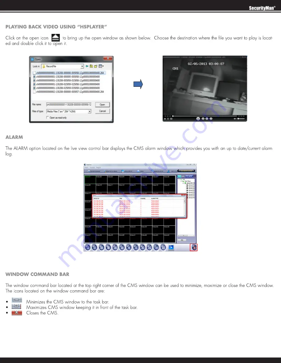 SecurityMan NDVR8 Скачать руководство пользователя страница 191