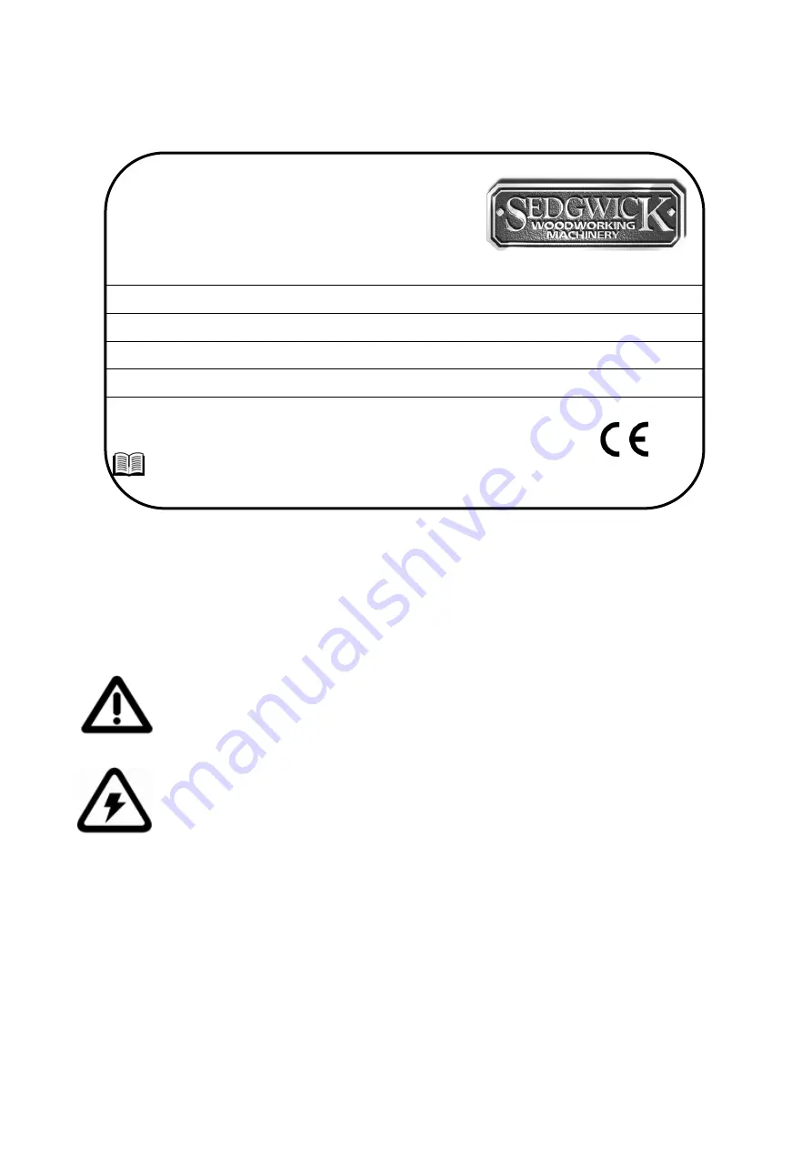 Sedgwick TA315 Скачать руководство пользователя страница 21