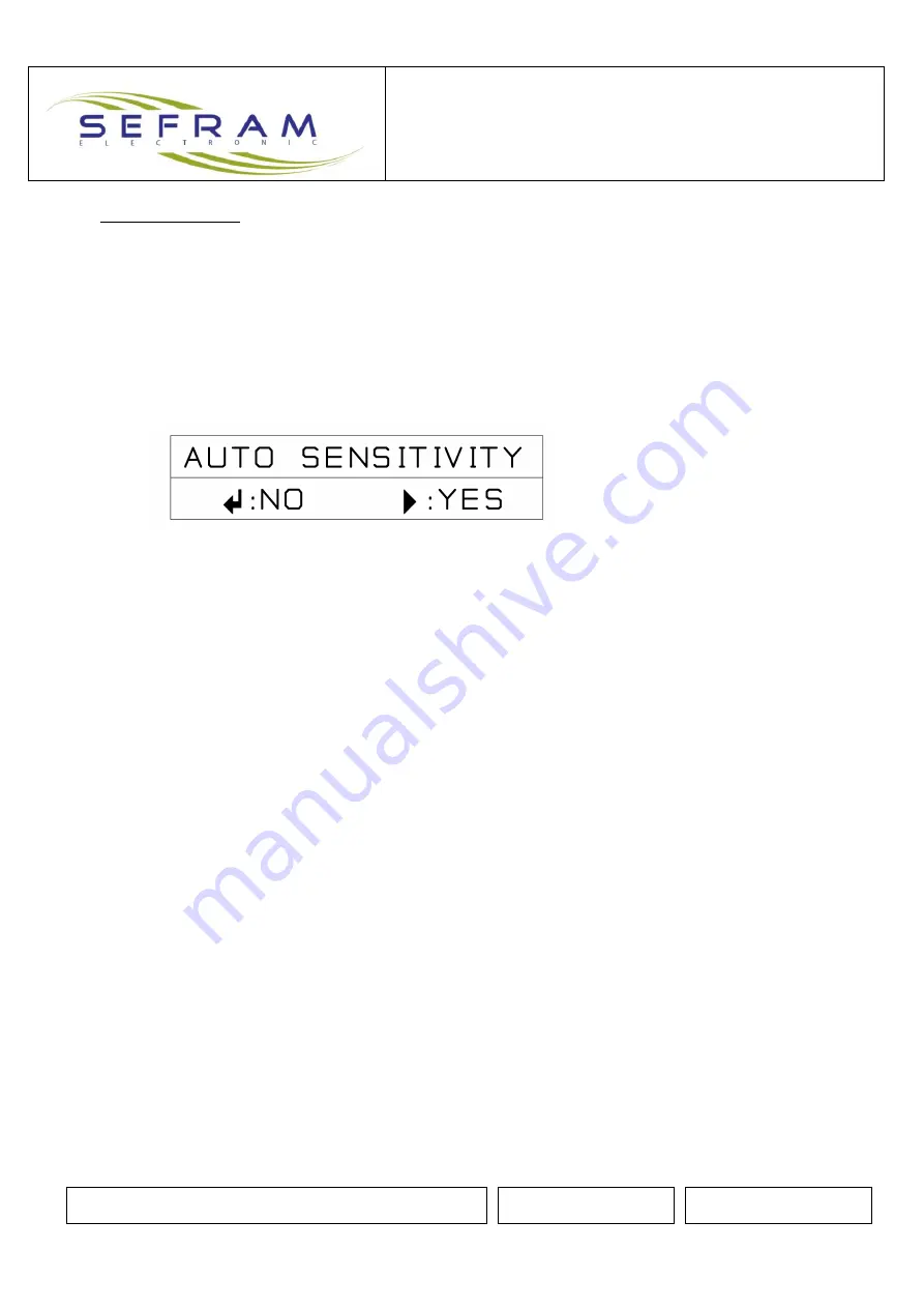 SEFRAM SPX 100 V4 Technical Notice Download Page 17