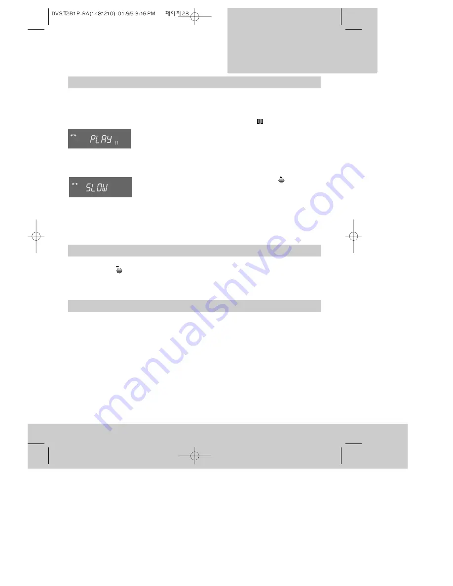 Seg VCR2360GB Instruction Manual Download Page 23