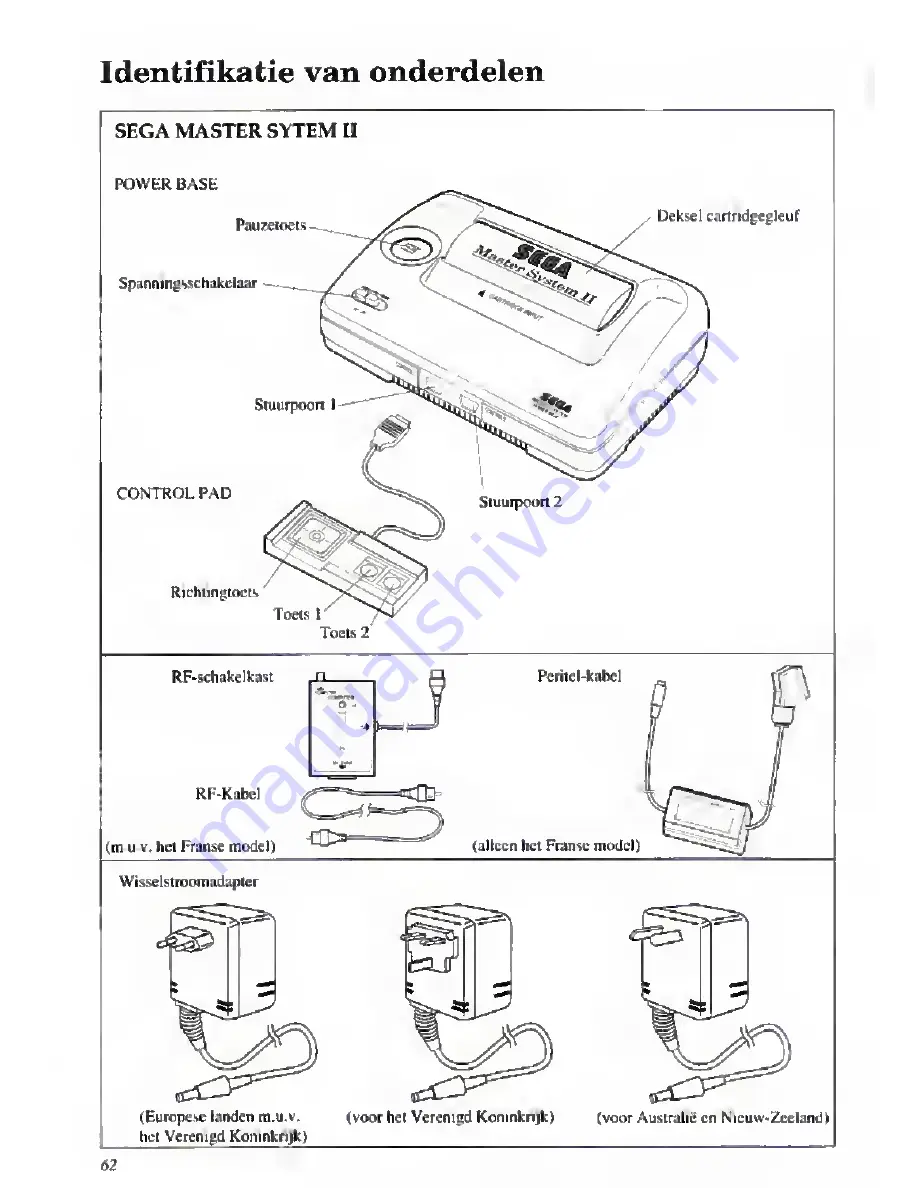 Sega Master System II Instruction Manual Download Page 64