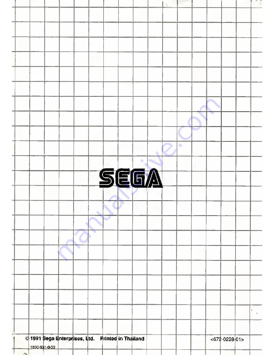 Sega Master System II Instruction Manual Download Page 84