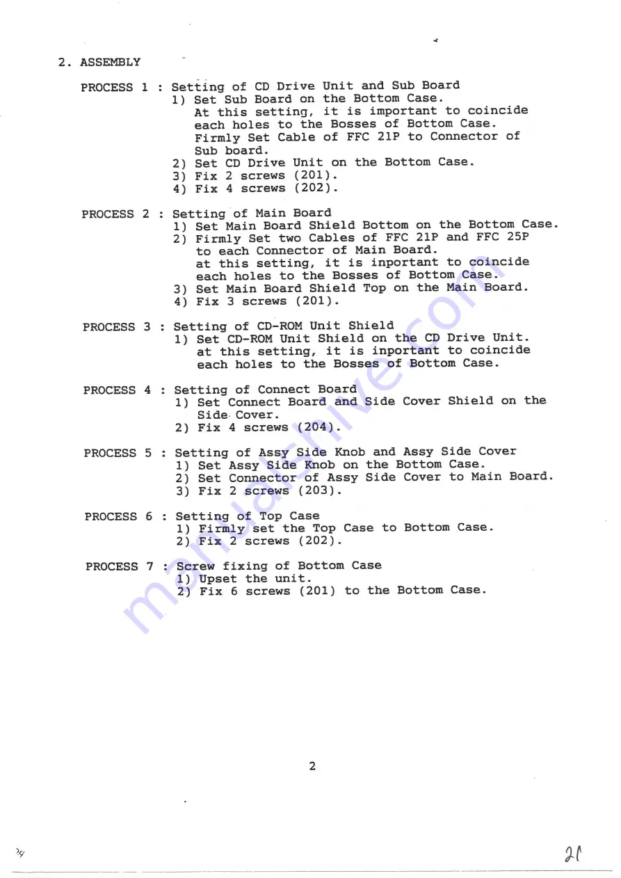 Sega Mega-CD Maintenance Manual Download Page 24