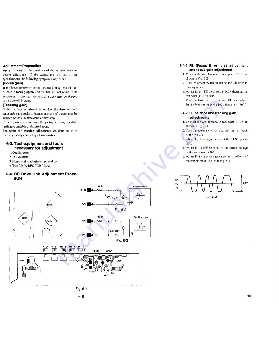 Sega MK - 80200-50 Service Manual Download Page 11